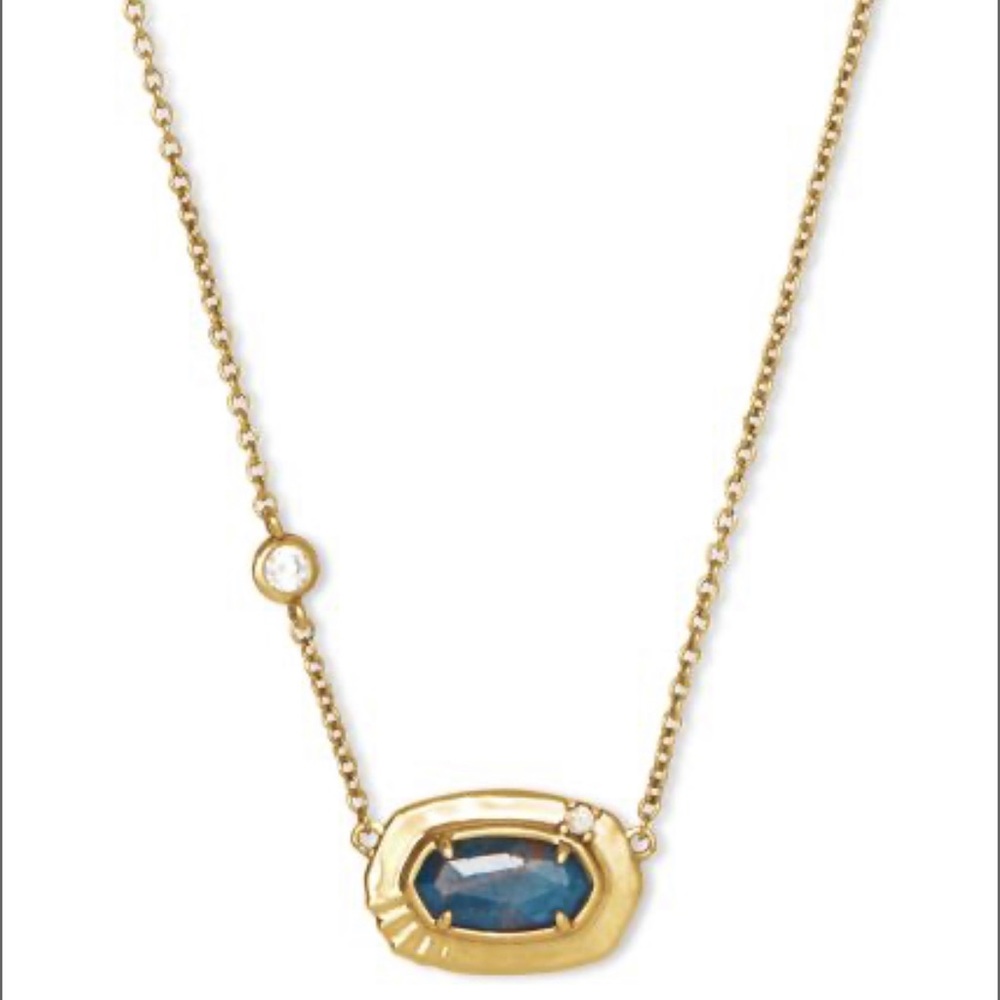 Anna 14K Yellow Gold Plated Cubic Zirconia Pendant Necklace